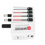 SKROSS AC65PD World Umrežavanje punjač + kabel bijela