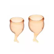 Menstrualne casice Feel Secure Menstrual Cup Orange