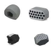 INF Trener za čeljust v pakiranju 4 silikonov Grey, (21273151)