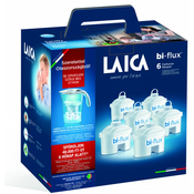 LAICA Laica Stream Line 6-dijelni bi-flux univerzalni filtarski umetak s mehaničkim vrčem za filtar za vodu, bijeli