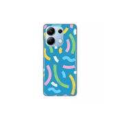 TERACELL Maska za Xiaomi Redmi Note 13 4G (EU) Happy Lines blue