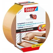 shumee TESA EXTRA STRONG dvostranski lepilni trak za preproge, močan, 25 m x 50 m