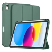 Etui Techsuit Flex Trifold z držalom za pisalo za iPad 10.9 2022/iPad 2025 - green