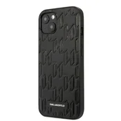 Karl Lagerfeld Ovitek Karl Lagerfeld Monogram za iPhone 13 mini črne barve