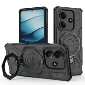 Hibridna maska Carbon Shield Pro za Xiaomi Redmi Note 14 5G - black