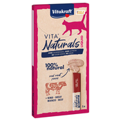 Vitakraft Vita Naturals Liquid-Snack govedina - Varčno pakiranje 20 x 15 g