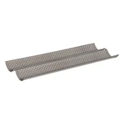 Five Kalup za francuski kruh, 38.2x16.2x2.3 cm, Crna