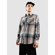 Fox Turnouts Utility Flannel Shirt taupe