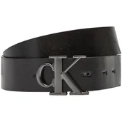 Calvin Klein Jeans MNGRM PLQ BCKL 35MM LV04G7033G Črna