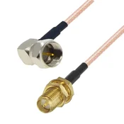 shumee Pigtail F vtič RA/SMA-RP vtičnica RG316 5m