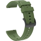 GS Univerzalni silikonski pašček 22 mm, zelen