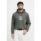 Armani Exchange pulover s kapuco moški