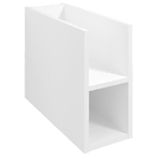 SAPHO Elegantna Bela Mat Omarica LOREA s Police za Shranjevanje 20x44x51cm