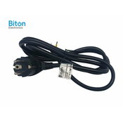 BITON ELECTRONICS dvopolni utikač sa kablom CT19 1.5m crni (3 X 1.5MM)