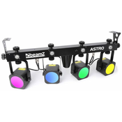 BEAMZ Astro Parbar 4x 20W COB + 4x 1W White LEDs