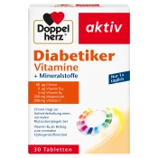 DH AKTIV Diabetiker, vitamini + minerali, 30 tablet