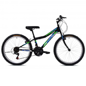 ADRIA Mountain bike Junior Stinger 24/7HT Crno-Zeleni