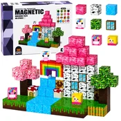 Set of Magnetic Blocks Cubes Pixel Cubes Magic Land 3D 100 pcs.