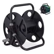 Northix Vrtni kolut za cev 30 m 1 2 plastika ročica adapter kompaktna