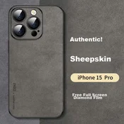 Shangsu Maska za mobilni telefon iPhone 15 Pro, Tamnosiva