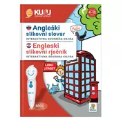 KUKU interaktivna knjiga  kuku - Angleški slikovni slovar (brez pisala)