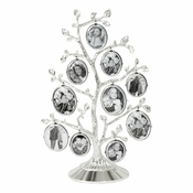 Kovinski stoječ okvir v srebrni barvi 27x18 cm Family Tree – Zilverstad