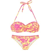 VENICE BEACH Bikini rumena/svetlo roza