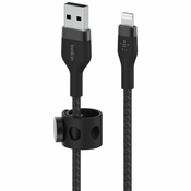 Belkin Flex Lightning/USB-A 3m mfi cert., black CAA010bt3MBK