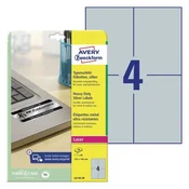 Avery Zweckform etikete iz metaliziranega poliestra, L6134-20, 105 x 148 mm, srebrna