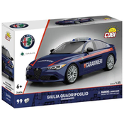 Cobi 24654 Alfa Romeo Giulia Quadrifoglio Carabinieri, 1:35, 99 k