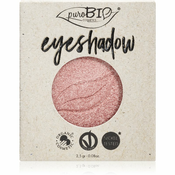 puroBIO Cosmetics Compact Eyeshadows senčila za oči nadomestno polnilo odtenek 25 Pink 2,5 g