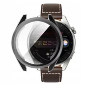 Ovitek z zaščito zaslona Techsuit Defense360 Pro za Huawei Watch 3 Pro - črn