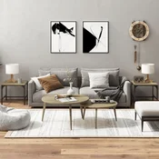 Bocni stolici 2 kom boja hrasta 40x40x35 cm konstruirano drvo