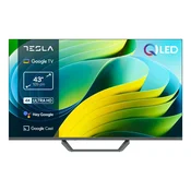 TESLA Q43E655GUS televizor, 109 cm (43), QLED, 4K UHD, Google TV - Tesla - 43