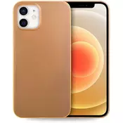 shumee Ovitek Doupi UltraSlim za iPhone 12 Mini 5.4, rahlo mat oranžen