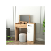 Hanah Home Sto za šminkanje 108x77x37,3cm Bež-Bijeli