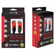 STARK HDMI M-M pozlacen 4K(Ultra HD),pleteni sa zaštitom od 4 sloja 1.5m