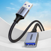slomart ugreen kabelski podaljšek adapter usb (moški) - usb (ženski) 3.0 5gb/s 0.5m siva (us115)