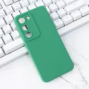 TERACELL Maska za Samsung S911 Galaxy S23 5G Silikon Pro Camera zimzelena
