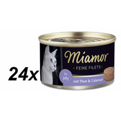 Finnern hrana za macke Miamor, tuna i lignje, 24 x 100 g