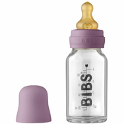 BIBS Baby Bottle steklena steklenička 110ml (Mauve)