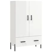 Vidaxl Visoka omara 69,5x31x115 cm inženirski les