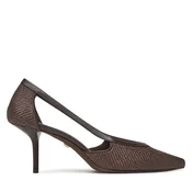 Čevlji z visoko peto Max Mara Strawpump 2514521312600 Rjava