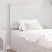 Vidaxl Vzglavje z vzglavjem Svetlo Belo 75 cm Konstruiran les