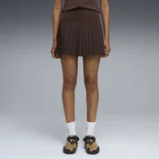 PUMA T7 Skirt Women, Clothing, Chocolate Brown, XL