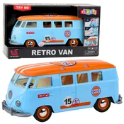 Retro kombi za igro z zvočnimi in svetlobnimi efekti - modro/oranžna