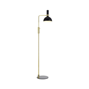 Markslöjd 106972 - prigušiva stojeca lampa LARRY 1xE27/60W/230V crna/zlatna