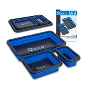 GEKO G73308 3-delni komplet magnetnih, silikonskih pladnjev za orodje