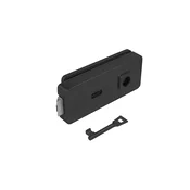 Steklena vrata LOCK MP UNIQUE R8 - BB (BS - mat črna), MP BS (mat črna)