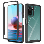 Techsuit - Defense360 Pro + zaščita zaslona - Xiaomi Redmi Note 10 4G / Note 10S / Poco M5s - črna